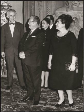 Josip Tito with his wife Jovanka Broz