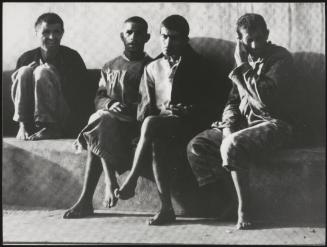 Patients from the psychiatric asylum of Villa Clara, Cagliari 