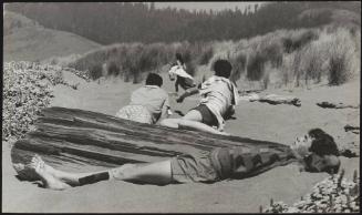 Scene from the film 'Summer of '42', in the sand dunes