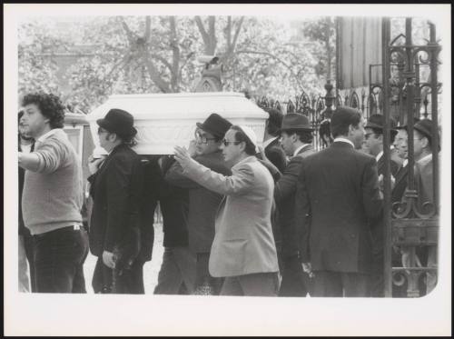 A funeral held for 2-year-old toddler, Stefano Gaj Taché, who was killed in Great Synagogue of Rome attack