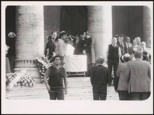 A funeral held for 2-year-old toddler, Stefano Gaj Taché, who was killed in Great Synagogue of Rome attack