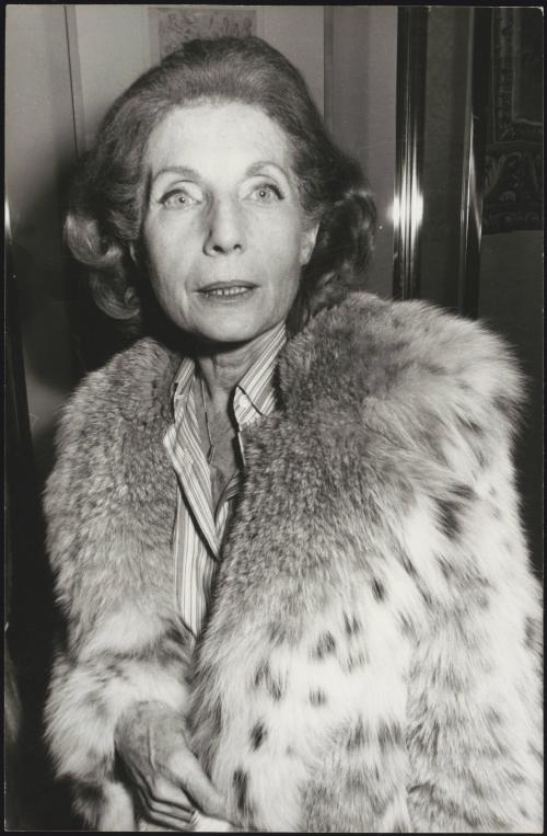 A portrait of Palma Bucarelli