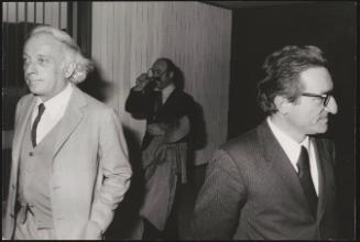 Giulio Einaudi (left)