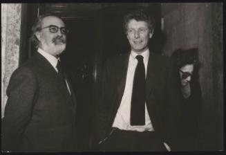 Carlo Caracciolo, Eugenio Scalfari founder and editor of 'L'Espresso' 