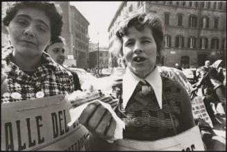 Two Sicilian protesters after the Valle del Belice earthquake 