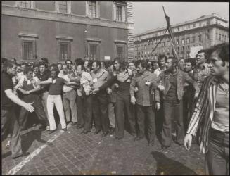 March of the Democratic parties in Piazza S. Giovanni, Rome