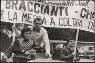 Farmers at a demonstration