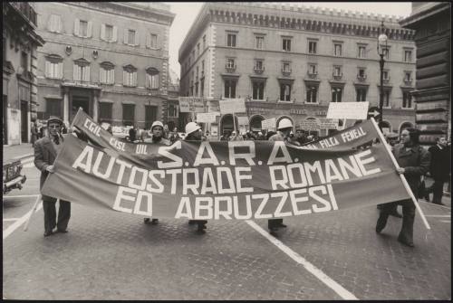 Trade unions attend the workers strike