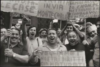 Left wing demonstrators