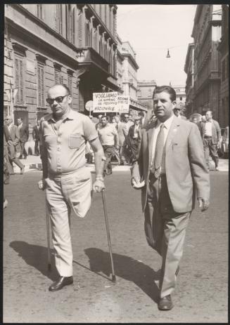 The national demonstration for the disabled, Rome