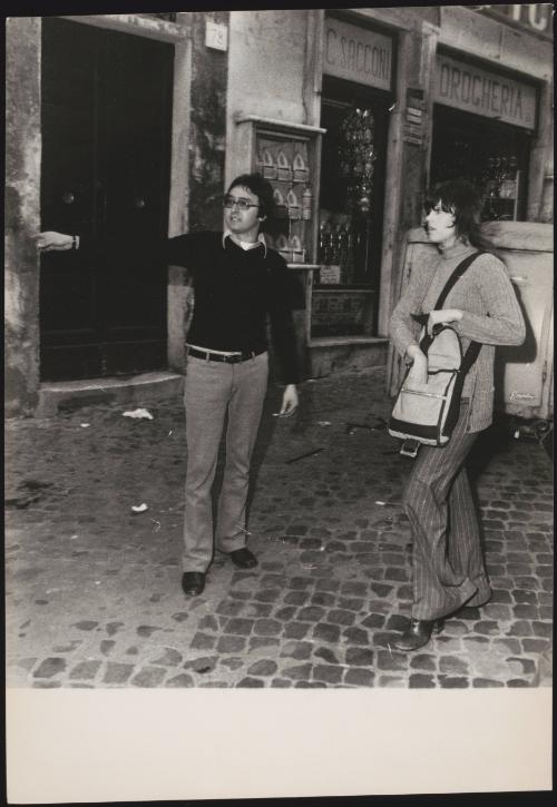 Portrait of Jane Fonda on the street