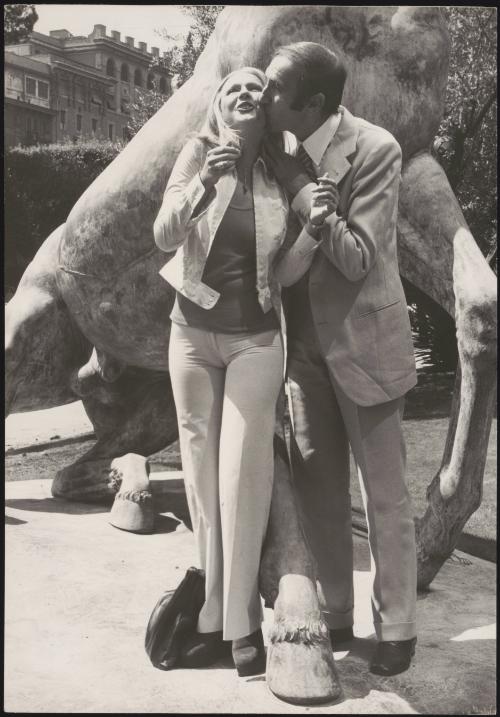 Loretta Goggi with Pippo Baudo 