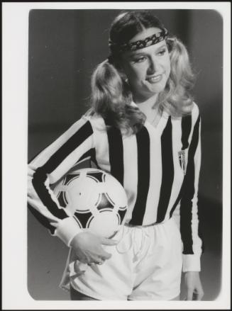 Loretta Goggi on the television show "Great Variety '' directed by Luciano Salce