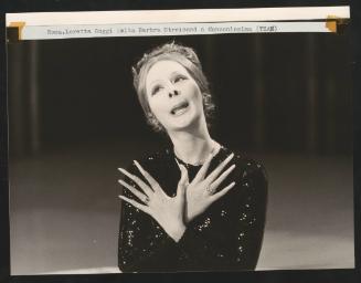 Loretta Goddi mimics Babra Streisand in Rome