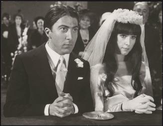 Dustin Hoffman and Stefania Sandrelli in the movie "Alfredo, Alfredo"