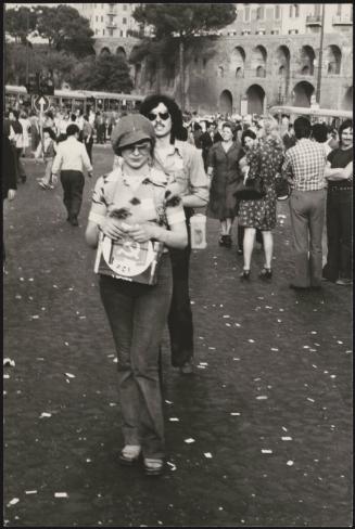 Italian Communist Party campaign rally in Rome