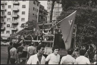 An Italian Communist Party (PCI) float