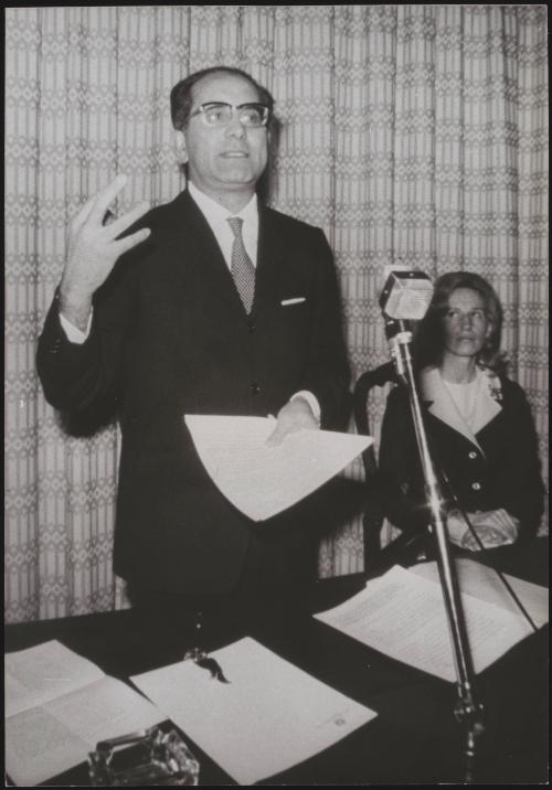 Christian Democrat Emilio Colombo 