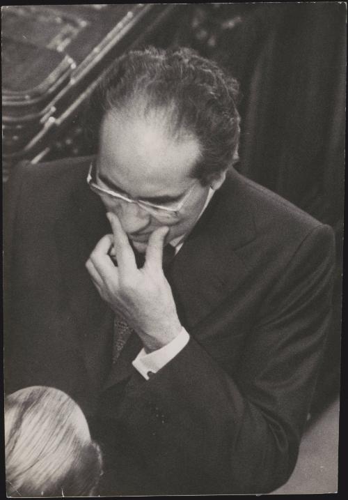 Portriat of Christian Democrat Emilio Colombo 