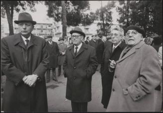 PCI politicians Giorgio Amendola, Umberto Terracini, Pietro Secchia and Girolamo Li Causi