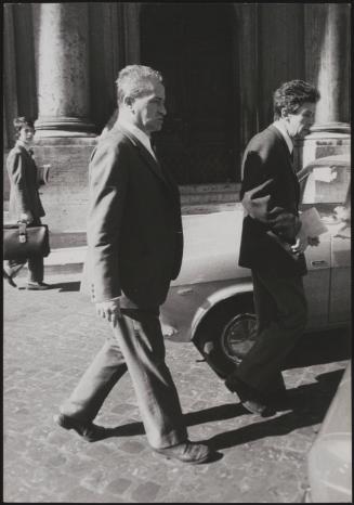 Pietro Ingrao and Enrico Berlinguer of the Italian Communist Party