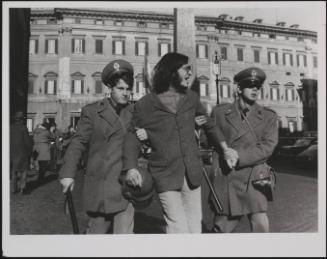 Police arrest a member of the Radical Party