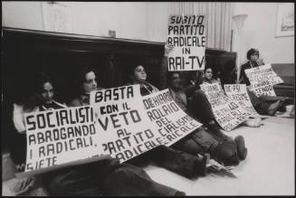 The Radical Party demanding to be heard on RAI TV 