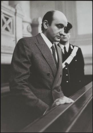 Marino Vulcano in the courthouse