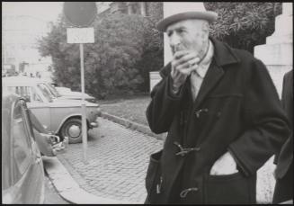 Raphael Minichiello's father Luigi Antonio, photographed outside a court hearing for his son, who hijacked an American plane to avoid a court-martial