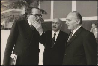 Oscar Luigi Scalfaro and Giulio Andreotti 