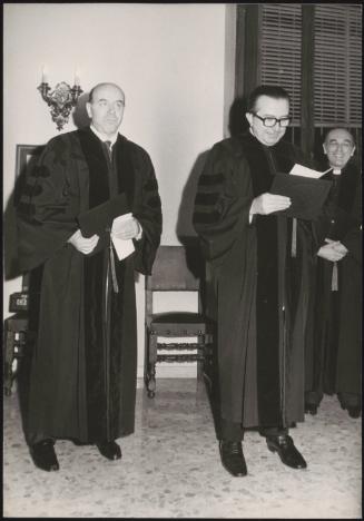 Amerigo Petrucci and Giulio Andreotti 