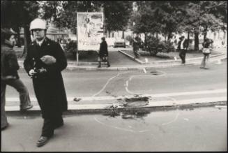 Road accident in Piazza Indipendenza, Rome, 2nd Feburary 1972