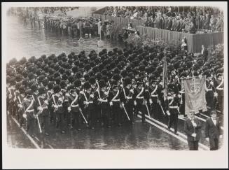Sardinia's grenadiers parade