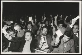 European delegates voting, Rome