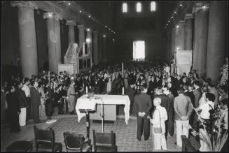 A full church for the funeral of Magistrate Vittorio Occorsio 