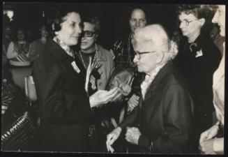 Politicians Camilla Ravera, Hortensia Allende and Leonilde Iotti