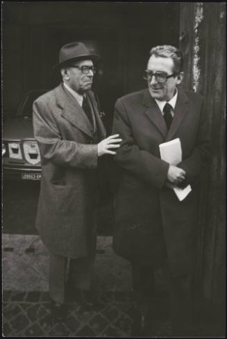 Leaders of the Italian Communist Party, Umberto Terracini and Edoardo Perna 