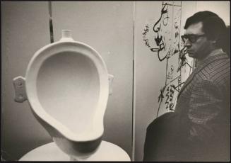 At an art exhibition in Rome