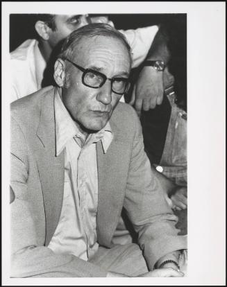 A portrait of William S. Burroughs 
