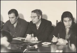 Portrait of Gino Peguri, Alberto Lupo and Fred Bongusto