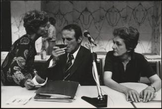 Rossana Rossanda, Luciana Castellina and Eliseo Milani. All members of the Proletarian Unity Party for Communism