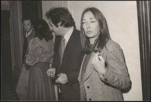 Politician Alexandros Panagoulis and his partner, journalist Oriana Fallaci