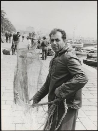 The return of the fishing boats in La Spezia 