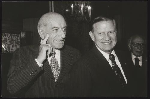 Diplomats John Volpe and Egidio Orton