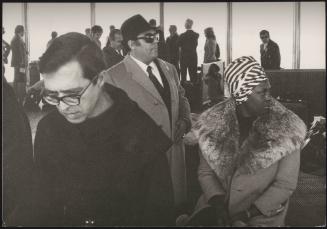 People waiting at Leonardo da Vinci–Fiumicino Airport