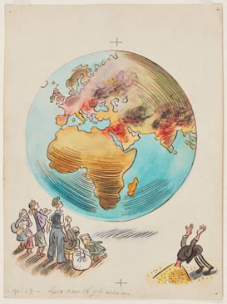 The Two Halves of the World, Illustration for Page 13 The Animals' Conference