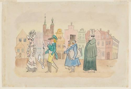 Walking Through the Town