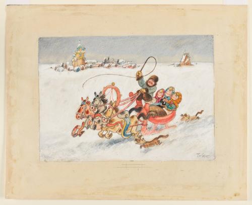 Moscow Sleigh Ride from Dreilustiger Trier Bilder Bucher