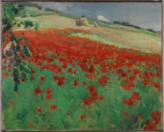 Landscape with Poppies