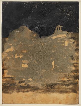 View of the chateâu of Les Baux de Provence.